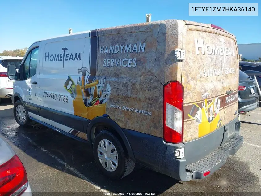 1FTYE1ZM7HKA36140 2017 Ford Transit-150