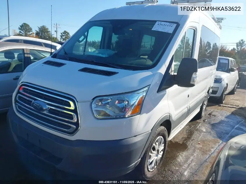 1FDZK1CM9HKA53622 2017 Ford Transit-150 Xlt