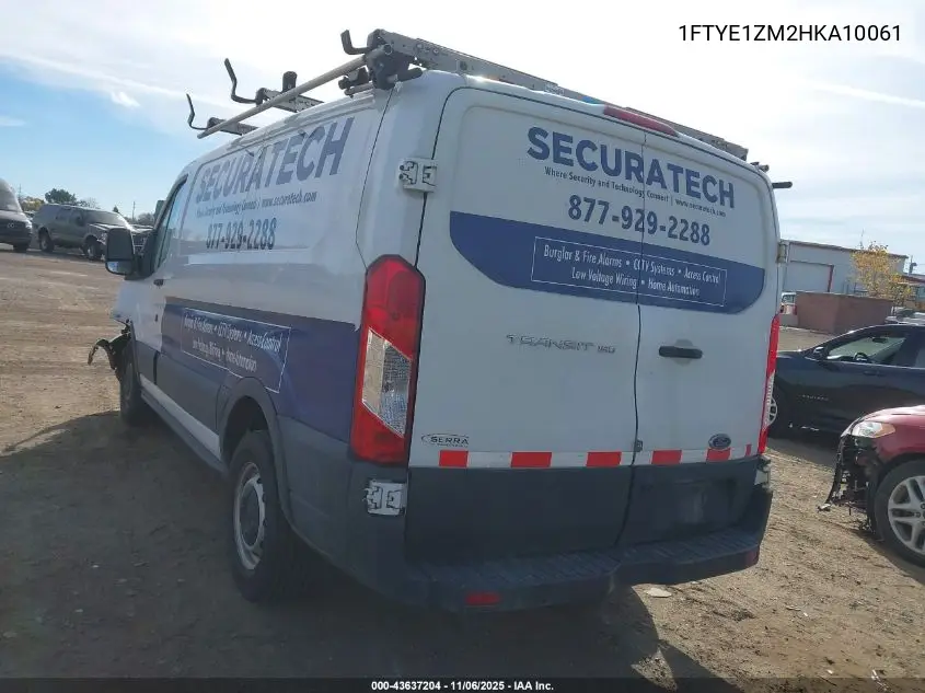 1FTYE1ZM2HKA10061 2017 Ford Transit-150
