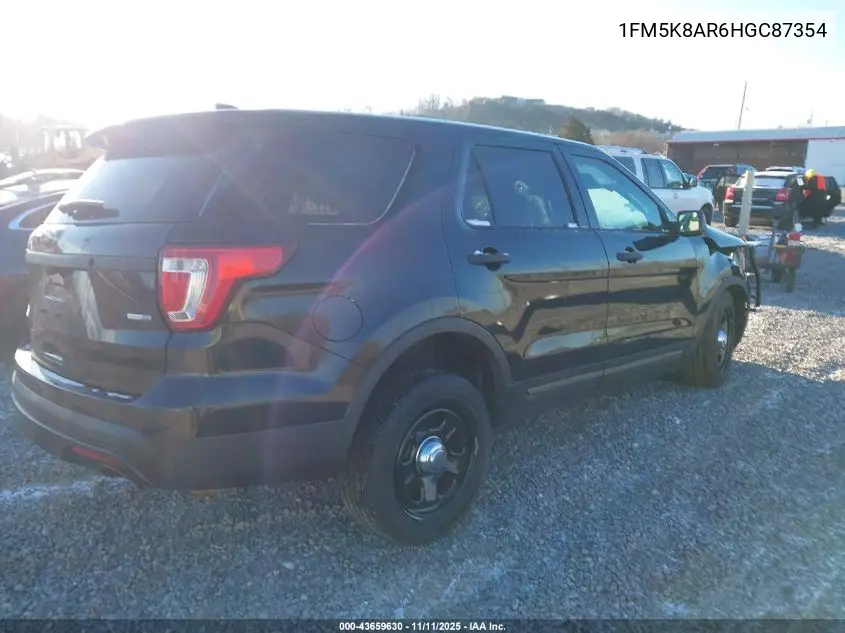 1FM5K8AR6HGC87354 2017 Ford Utility Police Interceptor