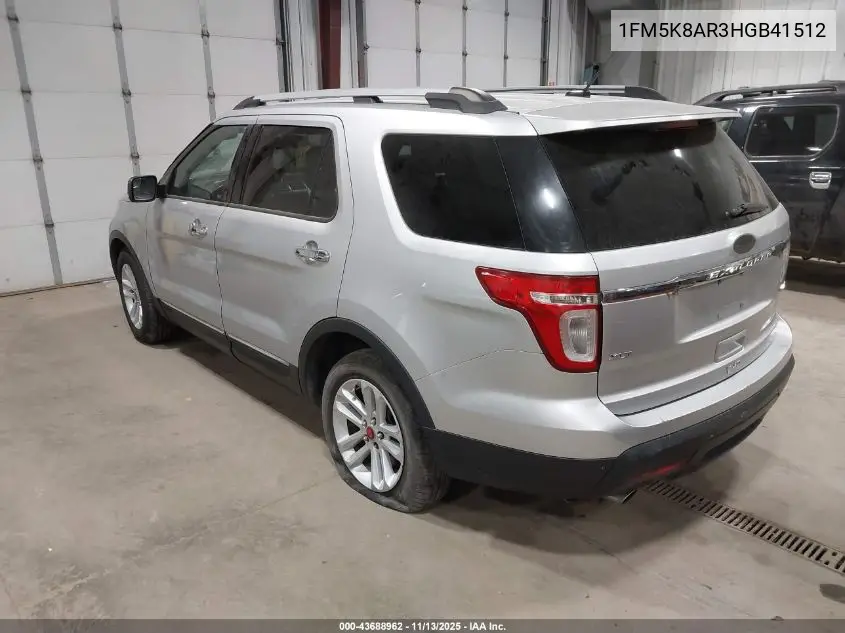 1FM5K8AR3HGB41512 2017 Ford Utility Police Interceptor