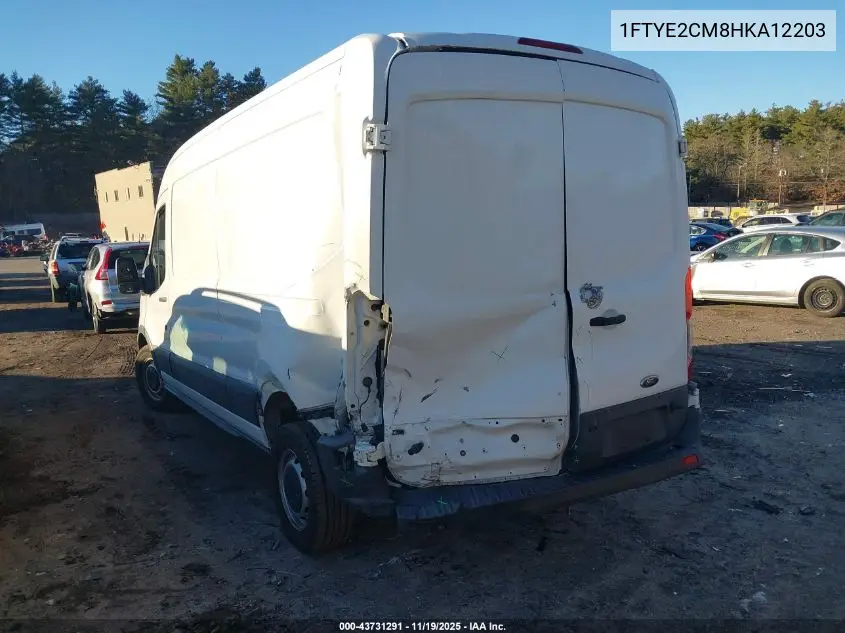1FTYE2CM8HKA12203 2017 Ford Transit-150