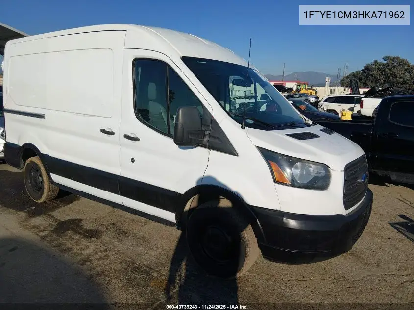 1FTYE1CM3HKA71962 2017 Ford Transit-150