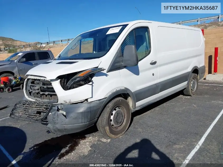 1FTYE1YM2HKA35687 2017 Ford Transit-150