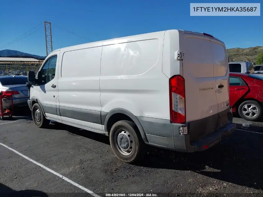 1FTYE1YM2HKA35687 2017 Ford Transit-150