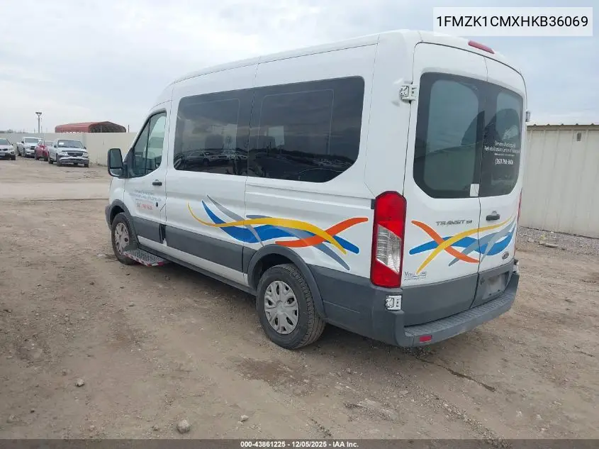 1FMZK1CMXHKB36069 2017 Ford Transit-150 Xl