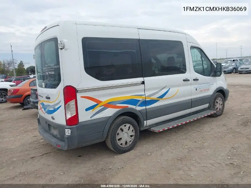 1FMZK1CMXHKB36069 2017 Ford Transit-150 Xl