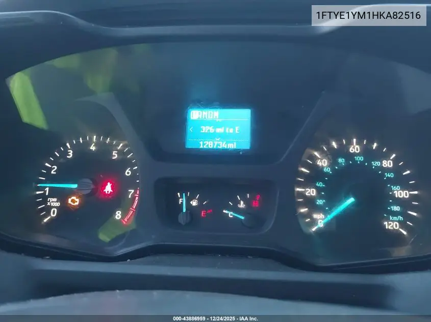 1FTYE1YM1HKA82516 2017 Ford Transit-150
