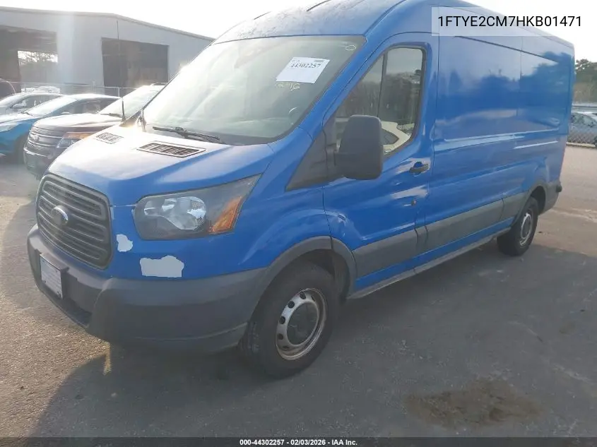 1FTYE2CM7HKB01471 2017 Ford Transit-150