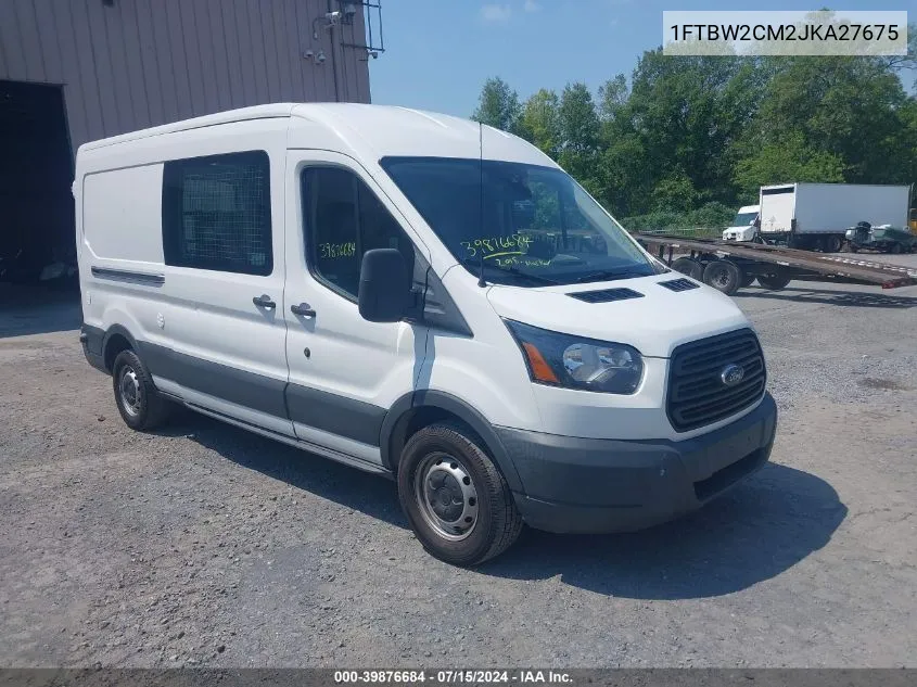 2018 Ford Transit-350 VIN: 1FTBW2CM2JKA27675 Lot: 39876684