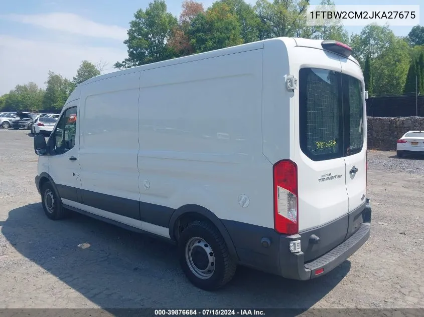 2018 Ford Transit-350 VIN: 1FTBW2CM2JKA27675 Lot: 39876684