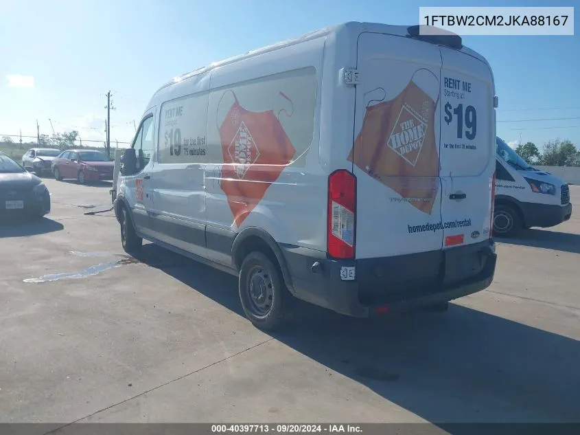 2018 Ford Transit-350 VIN: 1FTBW2CM2JKA88167 Lot: 40397713