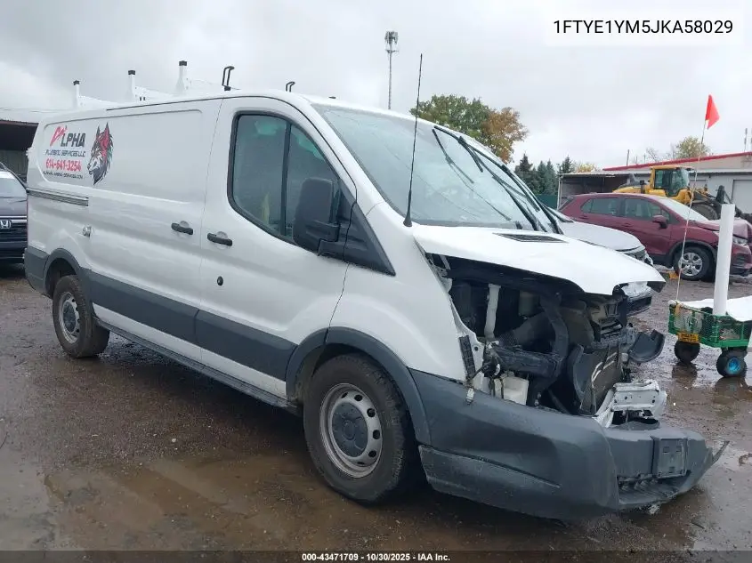 1FTYE1YM5JKA58029 2018 Ford Transit-150