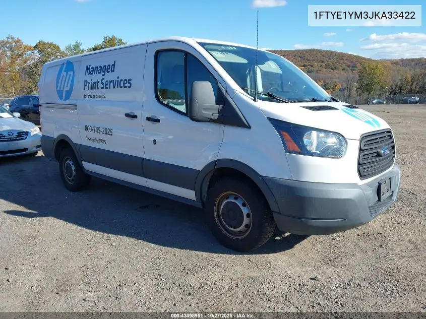1FTYE1YM3JKA33422 2018 Ford Transit-150