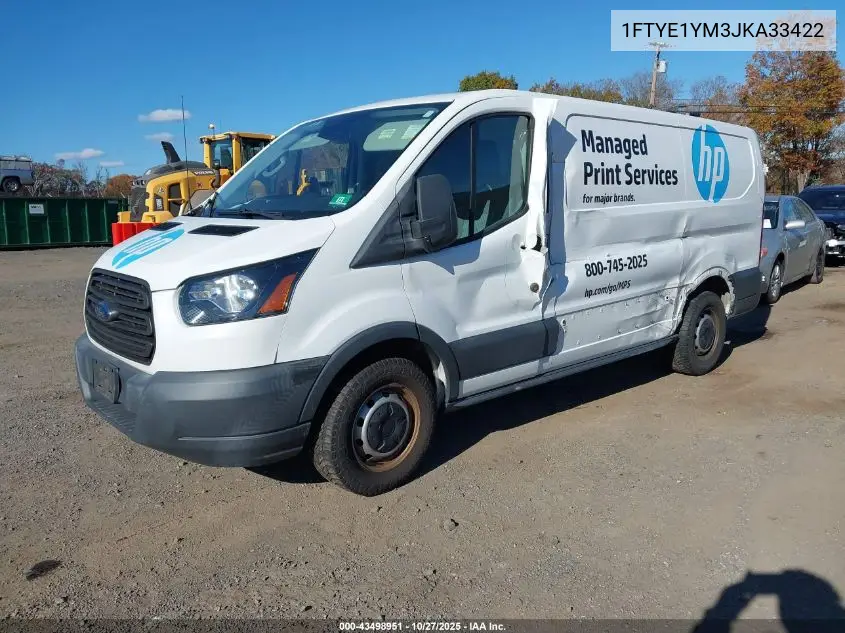 1FTYE1YM3JKA33422 2018 Ford Transit-150