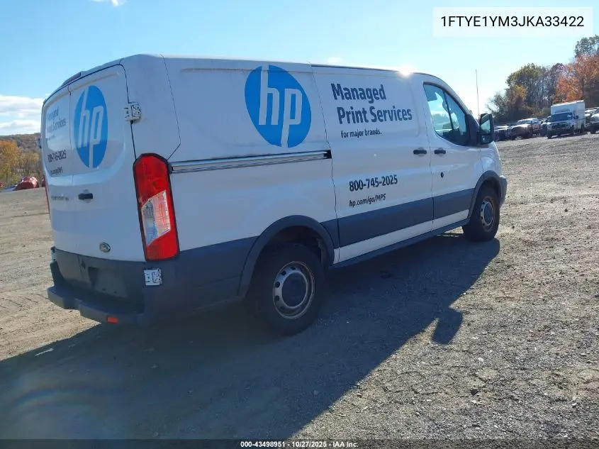 1FTYE1YM3JKA33422 2018 Ford Transit-150