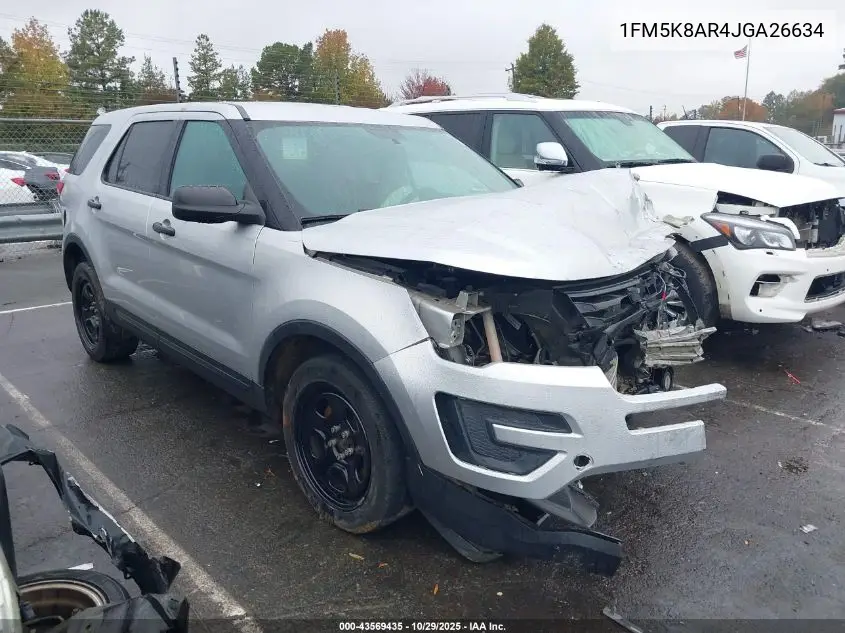 1FM5K8AR4JGA26634 2018 Ford Police Interceptor Utility