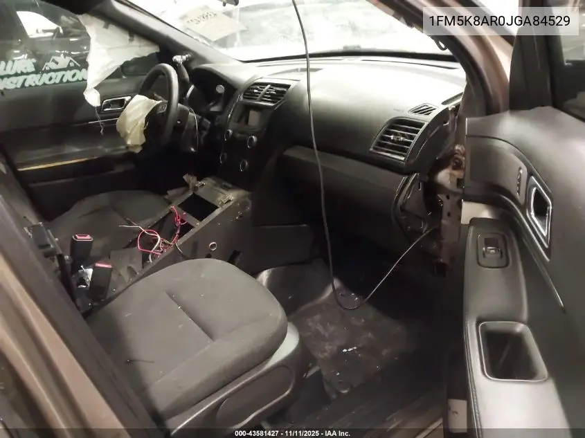 1FM5K8AR0JGA84529 2018 Ford Police Interceptor Utility