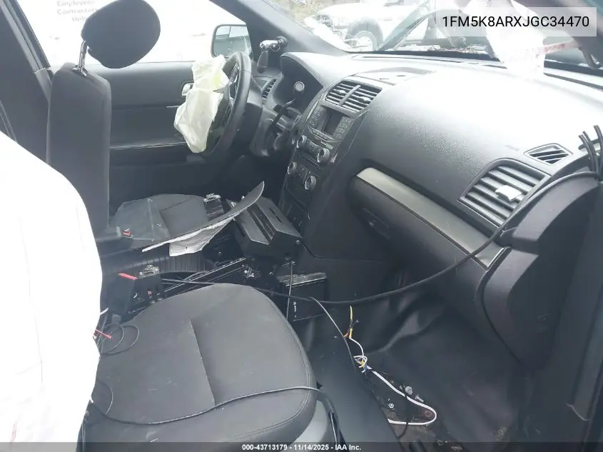 1FM5K8ARXJGC34470 2018 Ford Police Interceptor Utility