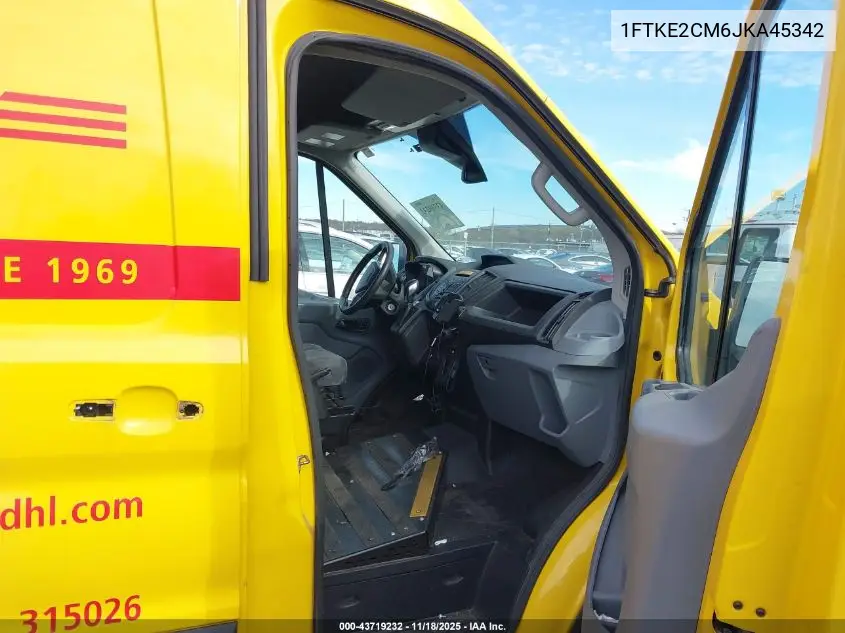 1FTKE2CM6JKA45342 2018 Ford Transit-150