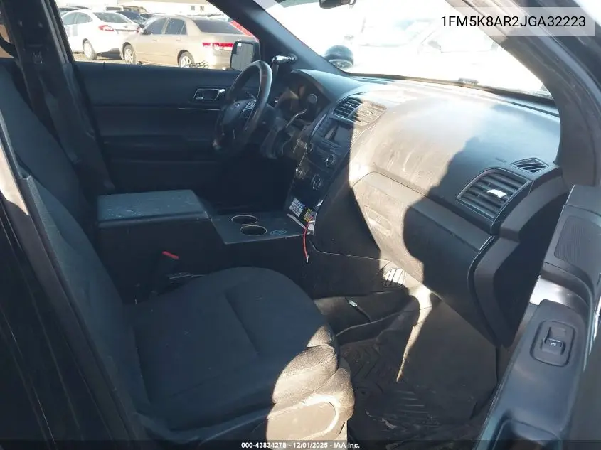 1FM5K8AR2JGA32223 2018 Ford Police Interceptor Utility