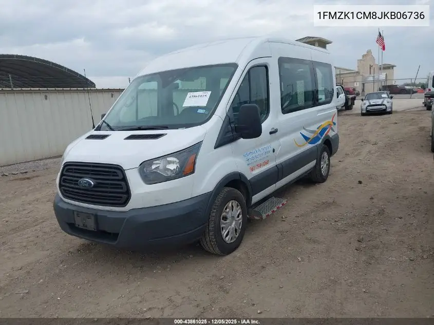 1FMZK1CM8JKB06736 2018 Ford Transit-150 Xl