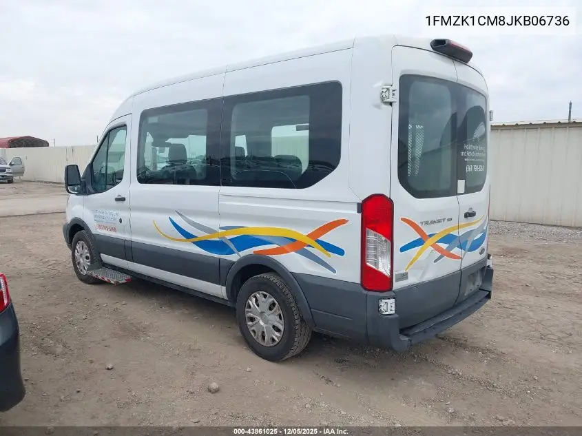 1FMZK1CM8JKB06736 2018 Ford Transit-150 Xl
