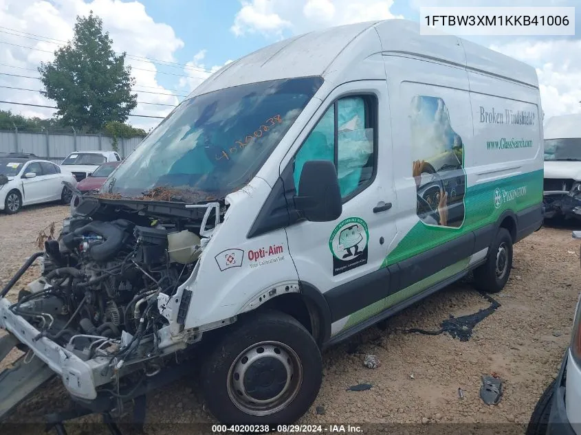 1FTBW3XM1KKB41006 2019 Ford Transit-350