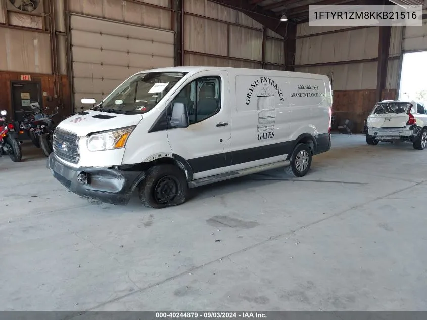 2019 Ford Transit-250 VIN: 1FTYR1ZM8KKB21516 Lot: 40244879