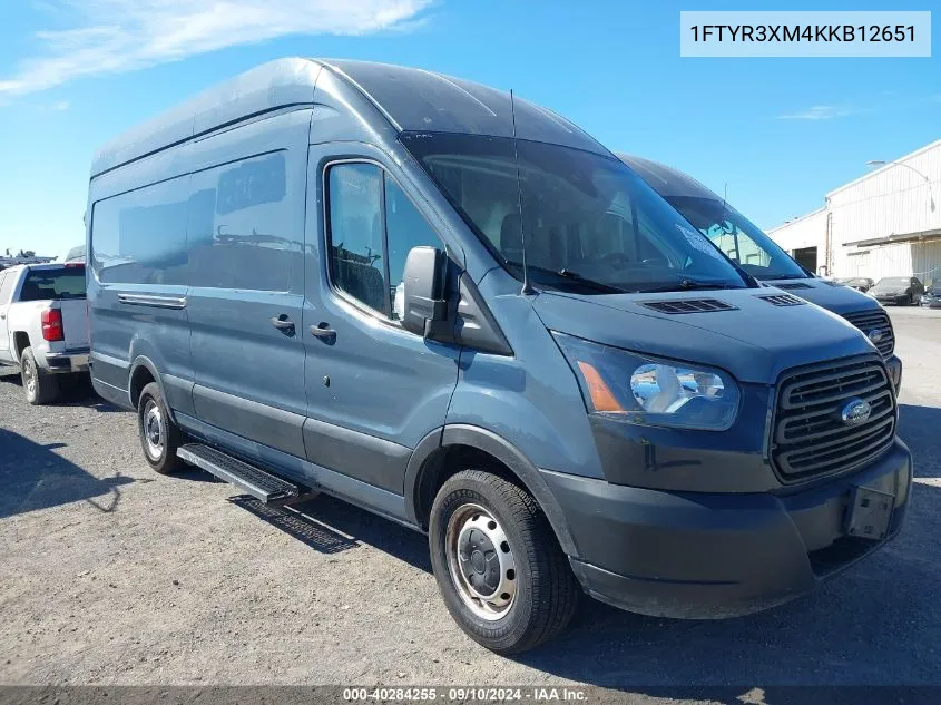 1FTYR3XM4KKB12651 2019 Ford Transit-250