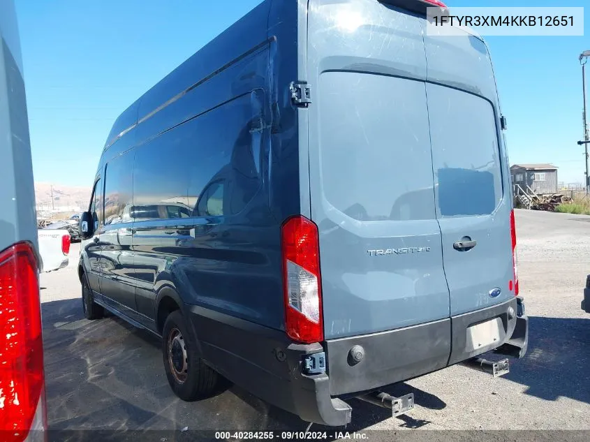 1FTYR3XM4KKB12651 2019 Ford Transit-250