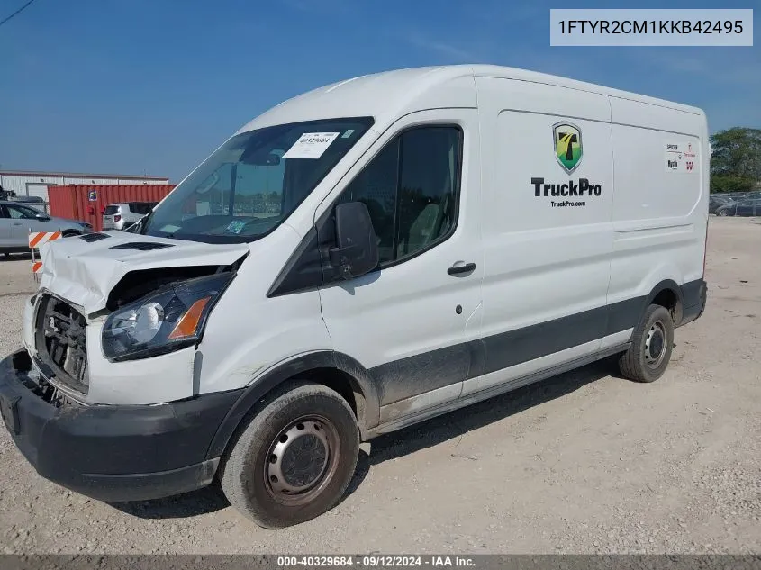 1FTYR2CM1KKB42495 2019 Ford Transit-250