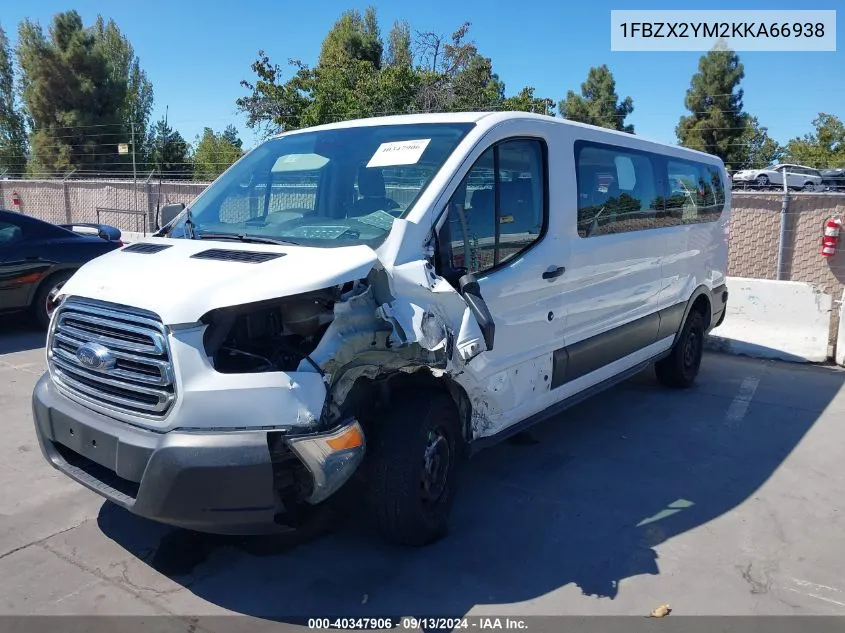 2019 Ford Transit-350 Xlt VIN: 1FBZX2YM2KKA66938 Lot: 40347906