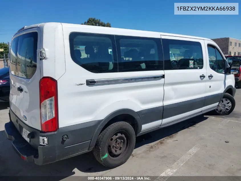 1FBZX2YM2KKA66938 2019 Ford Transit-350 Xlt