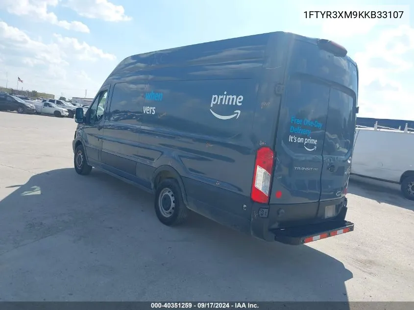 2019 Ford Transit-250 VIN: 1FTYR3XM9KKB33107 Lot: 40351259