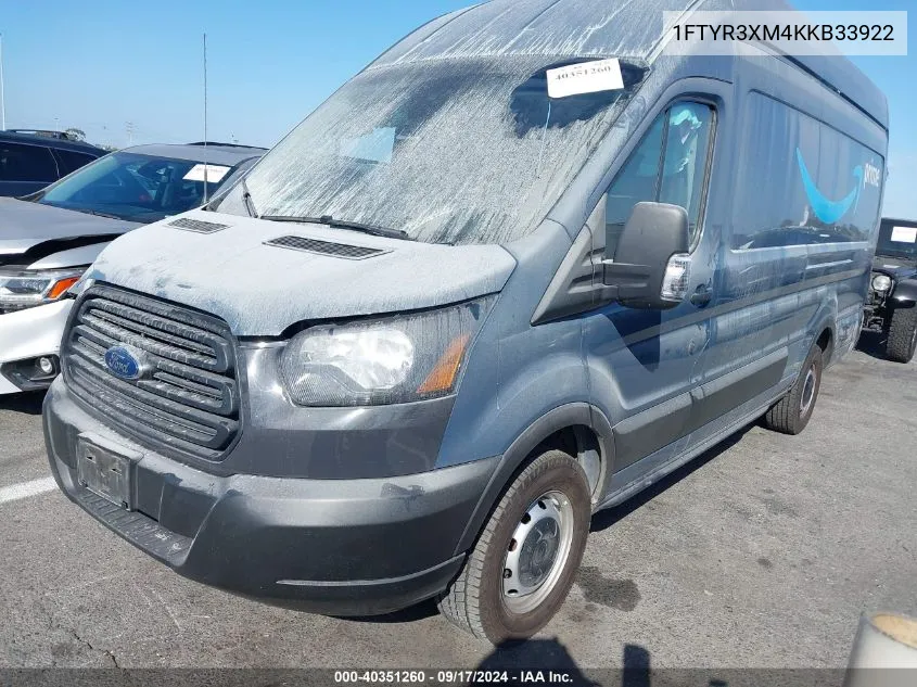 1FTYR3XM4KKB33922 2019 Ford Transit-250