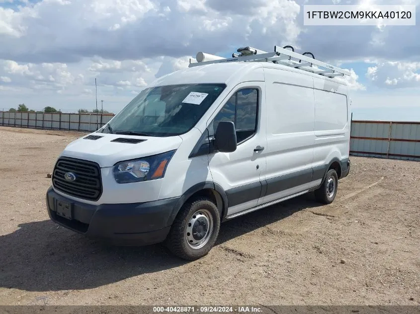 1FTBW2CM9KKA40120 2019 Ford Transit-350