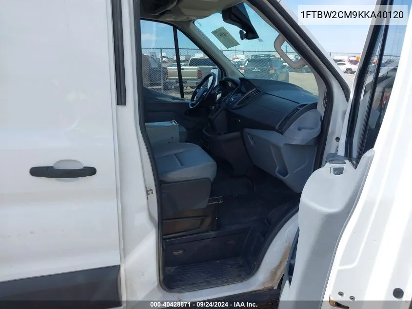 2019 Ford Transit-350 VIN: 1FTBW2CM9KKA40120 Lot: 40428871