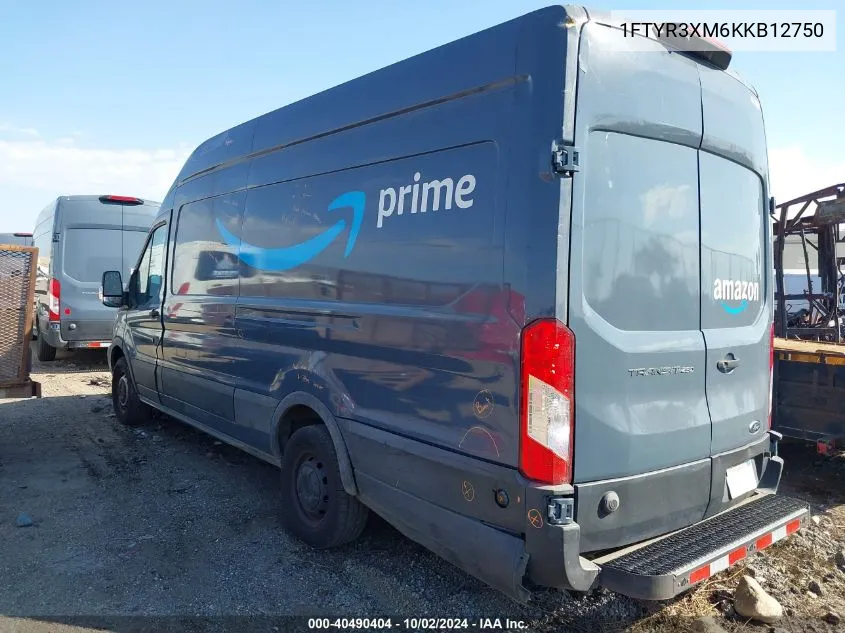 1FTYR3XM6KKB12750 2019 Ford Transit-250