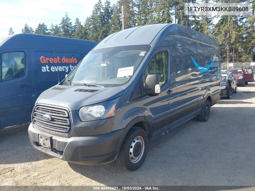 1FTYR3XM3KKB89608 2019 Ford Transit-250