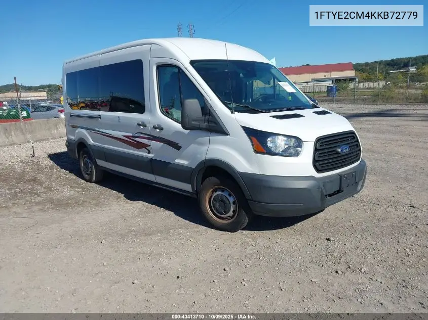 1FTYE2CM4KKB72778 2019 Ford Transit-150
