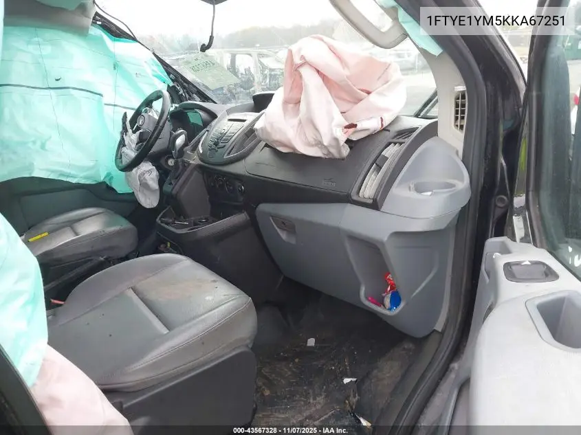 1FTYE1YM5KKA67251 2019 Ford Transit-150