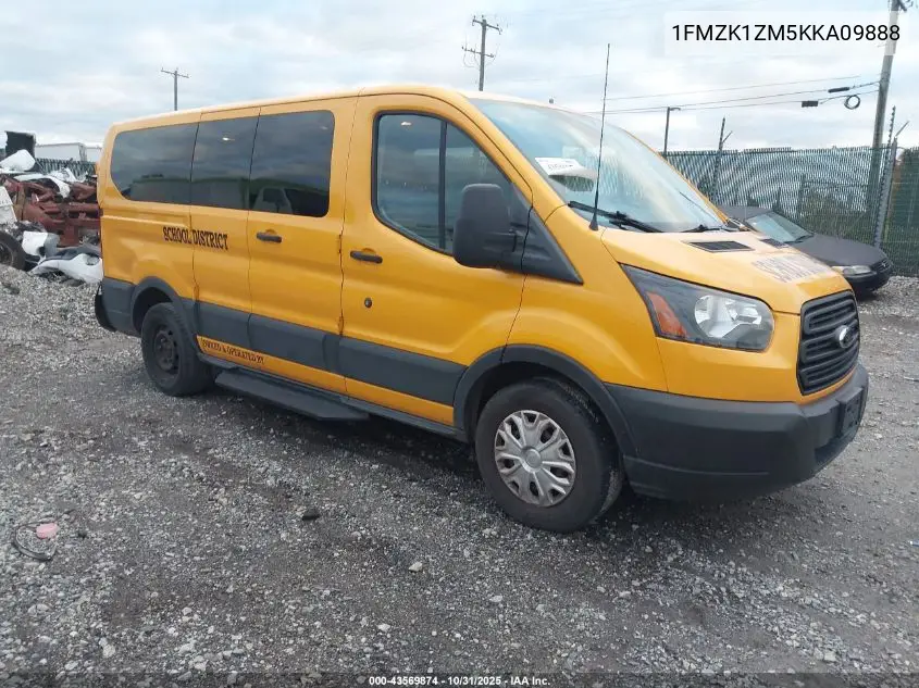 1FMZK1ZM5KKA09888 2019 Ford Transit-150 Xl