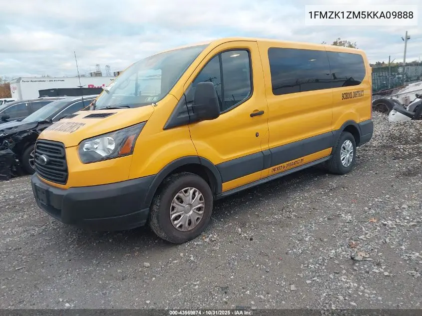 1FMZK1ZM5KKA09888 2019 Ford Transit-150 Xl