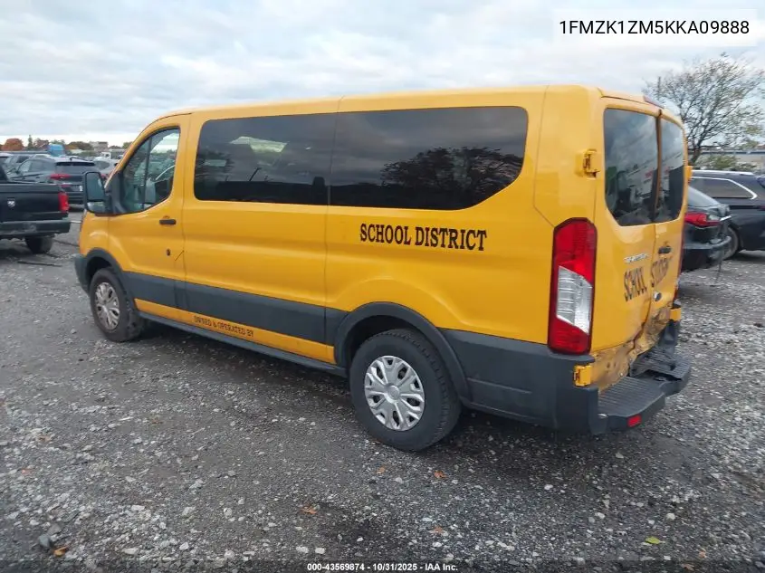 1FMZK1ZM5KKA09888 2019 Ford Transit-150 Xl