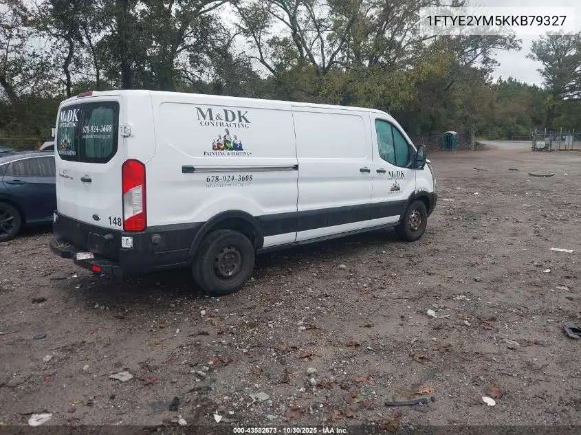 1FTYE2YM5KKB79327 2019 Ford Transit-150