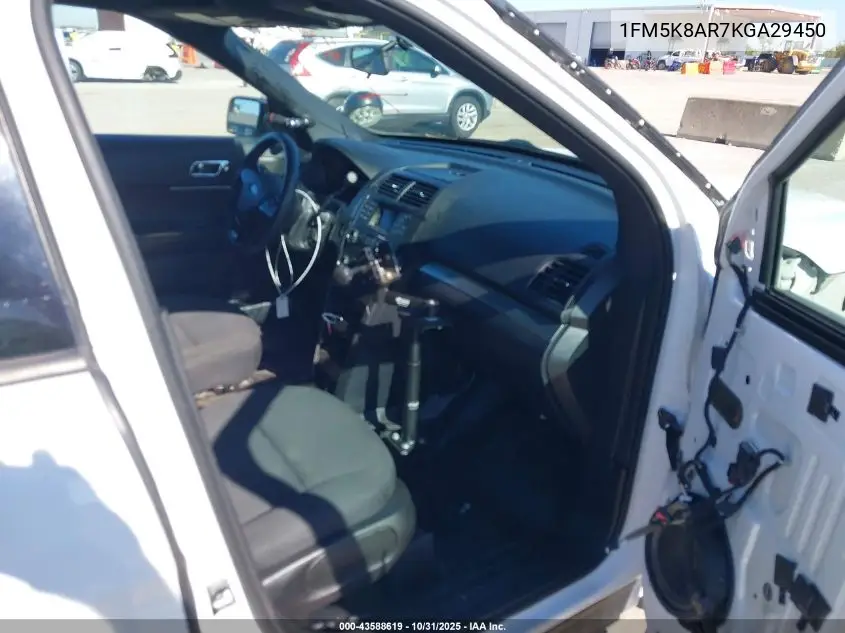 1FM5K8AR7KGA29450 2019 Ford Police Interceptor Utility