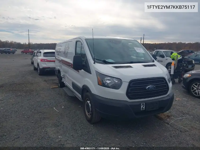 1FTYE2YM7KKB75117 2019 Ford Transit-150