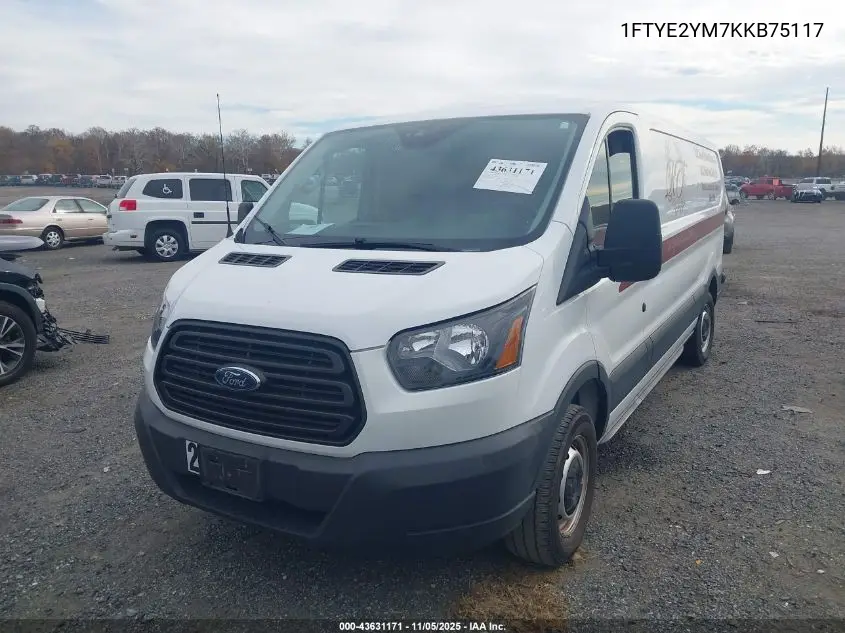 1FTYE2YM7KKB75117 2019 Ford Transit-150