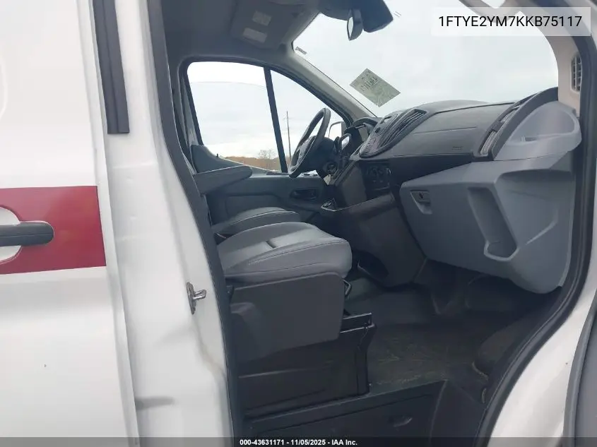 1FTYE2YM7KKB75117 2019 Ford Transit-150